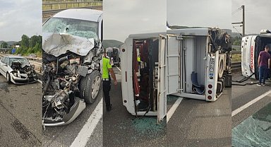 Bilecik'te trafik kazası! 11 yaralı