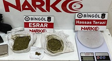 Bingöl'de uyuşturucuya 2 tutuklama
