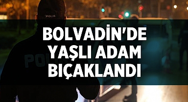 Bolvadin'de yaşlı adam sırtından bıçaklandı!