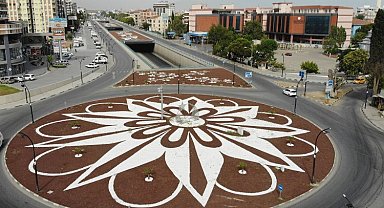 Manisa Turgutlu'da Alparslan Türkeş Kavşağı şekillendi