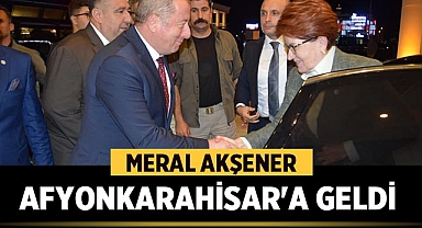 Meral Akşener Afyonkarahisar'a Geldi 