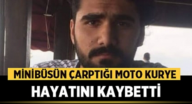Minibüsün Çarptığı Moto Kurye Hayatını Kaybetti