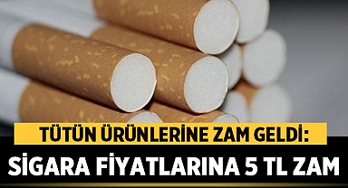 Tütün Ürünlerine Zam Geldi: Sigara Fiyatlarına 5 TL Zam