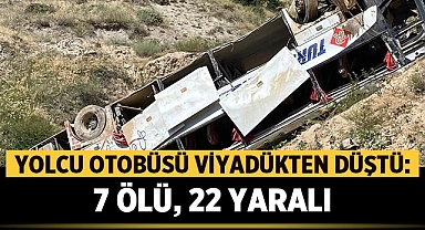 Yolcu Otobüsü Viyadükten Düştü: 7 Ölü, 22 Yaralı