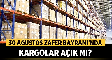 30 Ağustos Zafer Bayramı'nda Kargolar Açık Mı? Bugün Kargolar Çalışıyor Mu?