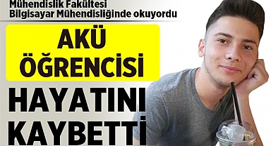 Afyon Kocatepe Üniversitesi Öğrencisi Tekin Yeşilay Hayatını Kaybetti!