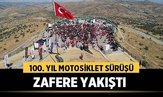 Afyonkarahisar, 30 Ağustos Zaferi ve Cumhuriyetin 100. Yıl Dönümünü Motosiklet Sürüşüyle Kutladı