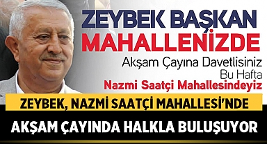 Afyonkarahisar Belediye Başkanı, Akşam Çayında Halkla Buluşuyor