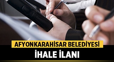 Afyonkarahisar Belediyesi Kafeterya Yapım İşini İhale Ediyor.