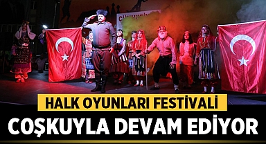 Afyonkarahisar'ın 21. Uluslararası Halk Oyunları Festivali Coşkuyla Devam Ediyor
