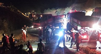 Bingöl'deki orman yangınında soğutma sürüyor