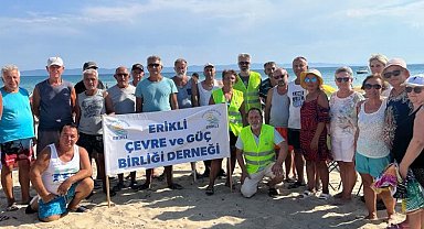 ERÇED'den Erikli sahilinde sandayeli eylem