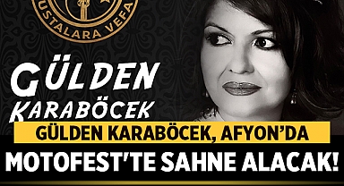 Gülden Karaböcek, Türkiye Motofest'te Sahne Alacak!