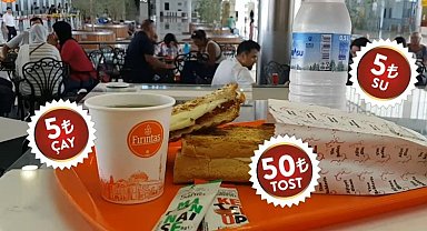 Havalimanındaki fiyatlar şok ediyor