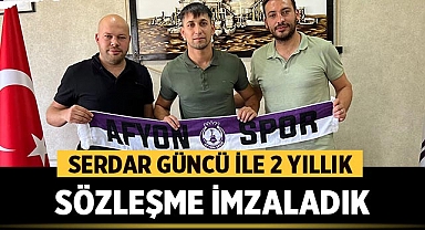 Hes İlaç Afyonspor, Serdar Güncü ile 2 Yıllık Sözleşme İmzaladı