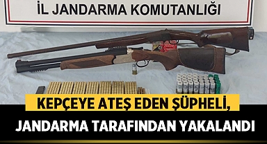 Kepçeye Ateş Eden Şüpheli, Jandarma Tarafından Yakalandı