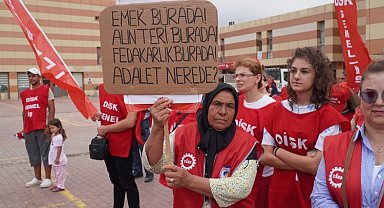 Keşan'da çoluk çocuk ailece haklarını aradı