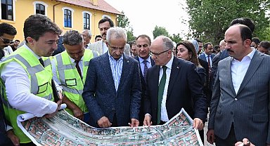 Konya'da banliyö hattına yakın mercek