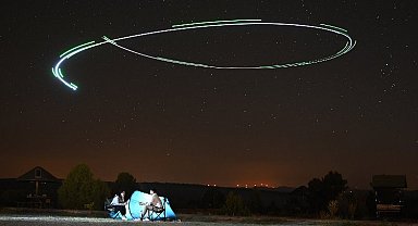 Konya'da meteor yağmuru için pozlama etkinliği
