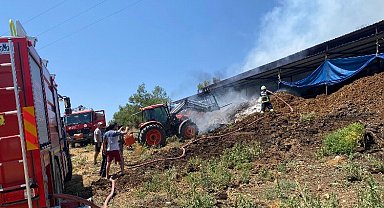 Muğla'da yangından etkilenen hayvanlara müdahale