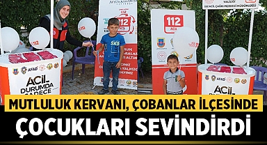 Mutluluk Kervanı, Çobanlar İlçesinde Çocukları Sevindirdi