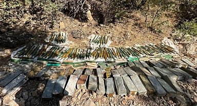 Pençe Kilit'te çok sayıda mühimmat ele geçirildi