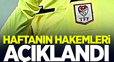 Trendyol 1. Lig Dördüncü Hafta Hakemleri Belli Oldu!