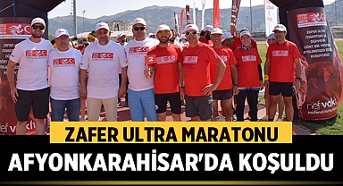 Zafer Ultra Maratonu, Büyük Taarruz'un 101. Yıl Dönümünde Afyonkarahisar'da Koşuldu