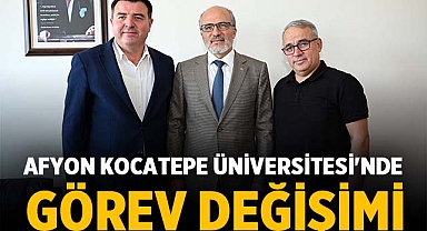 Afyon Kocatepe Üniversitesi'nde Fen Bilimleri Enstitüsü Görev Değişimi 