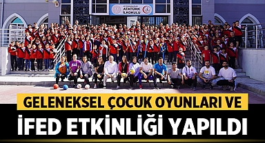 Afyonkarahisar'da Bu Okulda Geleneksel Çocuk Oyunları ve İFED Etkinliği Gerçekleştirildi