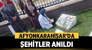 Afyonkarahisar'da Mühimmat Depo Patlaması Şehitleri Anma Programı Yapıldı