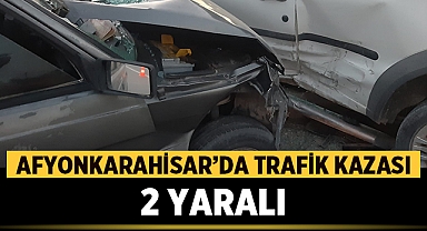 Afyonkarahisar'da Trafik Kazası: 2 Yaralı