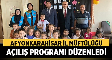 Afyonkarahisar İl Müftülüğü'nden 2023-2024 Eğitim Öğretim Yılı Açılış Programı