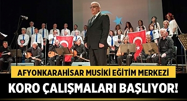 Afyonkarahisar Musiki Eğitim Merkezi, Koro Çalışmaları Başlıyor