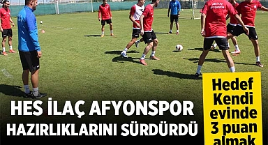 Afyonspor, Zonguldak Kömürspor Maçına Moralli Hazırlanıyor