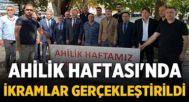Ahilik Haftası'nda Afyonkarahisar'da İkramlar Gerçekleştirildi