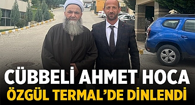 Cübbeli Ahmet Hoca Afyonkarahisar'da Şifalı Suların Keyfini Çıkardı
