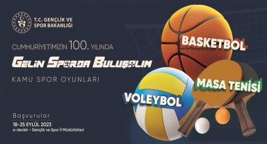 Cumhuriyetimizin 100. Yılı Kutlamaları Kamu Spor Oyunları