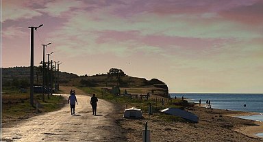 Enez'de Gülçavuşlu yazlıkçıların yol talebi