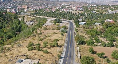 Erciyes yolunda çalışmalar sürüyor