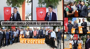Eskişehir'de Çiftçilere Kanola Tohumu Teslim Edildi