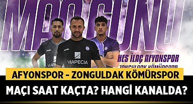 Hes İlaç Afyonspor - Zonguldak Kömürspor A.Ş. Maçı Saat Kaçta? Hangi Kanalda? 