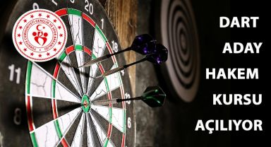 Isparta'da Dart Aday Hakem Yetiştirme Kursu Açılacak