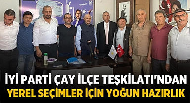 İYİ Parti Çay İlçe Teşkilatı'ndan 2024 Yerel Seçimler İçin Yoğun Hazırlık