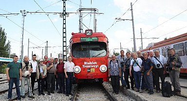 Konya'nın bisiklet tramvayı ilgi gördü