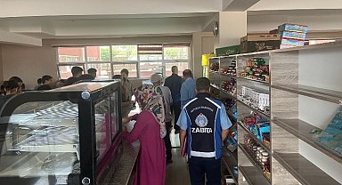 Mardin Artuklu zabıtası kantin denetiminde