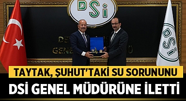 MHP Milletvekili Taytak, Şuhut'taki Su Sorununu DSİ Genel Müdürüne İletti