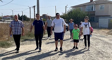 Saray Belediyesi'nden 'Arabasız' farkındalık