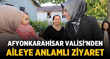 100. Yıl Kutlamalarında Afyonkarahisar Valisi'nden Oruç Ailesine Anlamlı Ziyaret