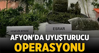 Afyon Haber: Afyonkarahisar'da şok edici uyuşturucu operasyonu!